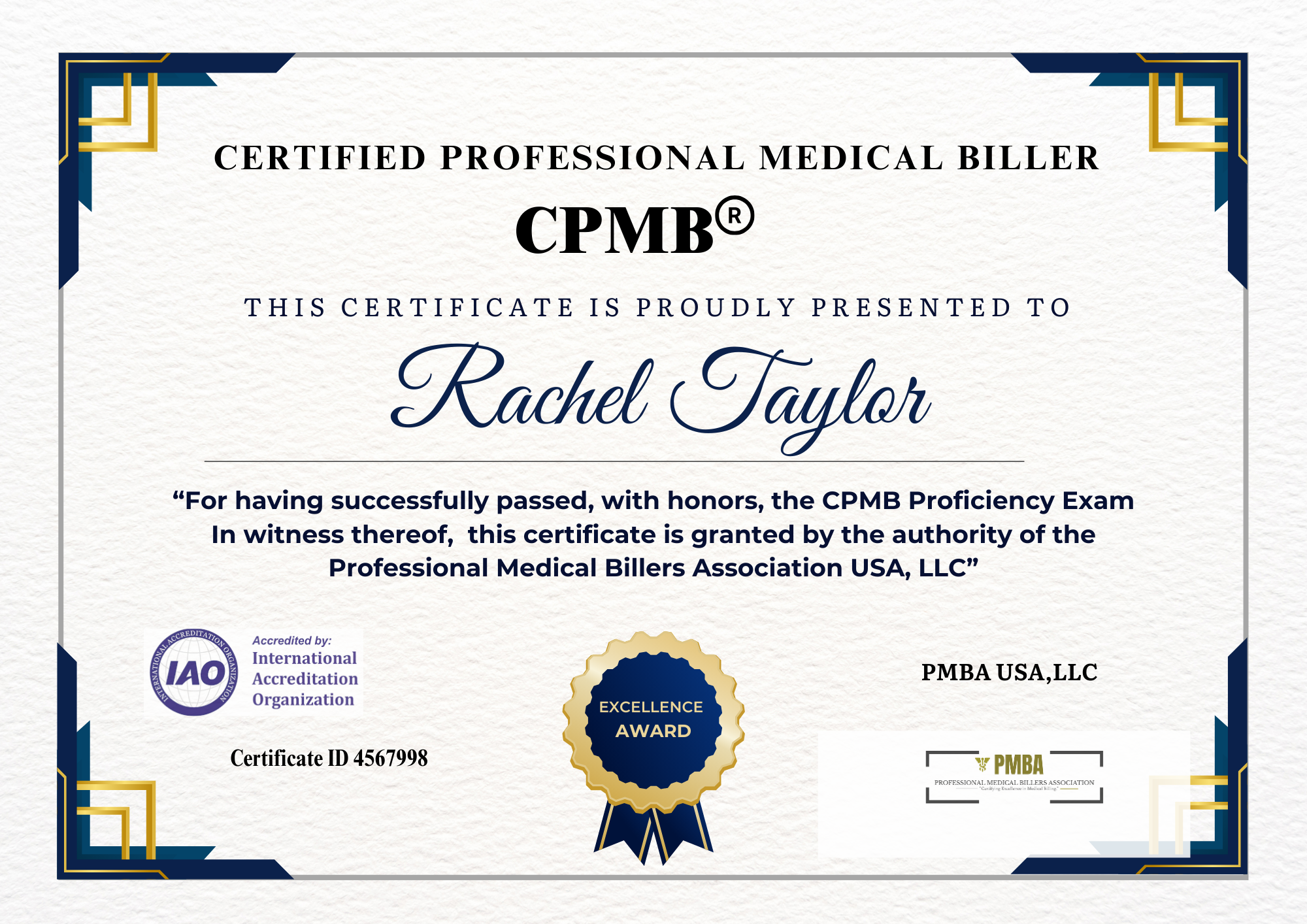 Certified Professional Medical Biller