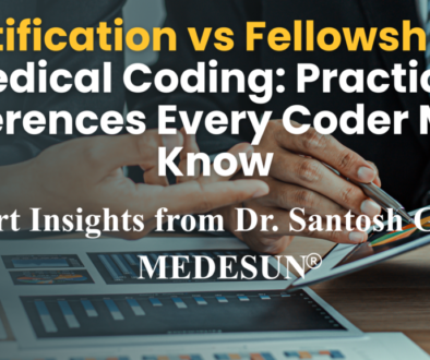 Comparison of medical coding certification and fellowship courses highlighting theory-based learning versus practical medical record exposure and compliance-focused training