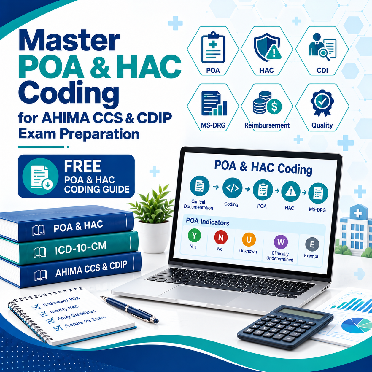 Master POA & HAC Coding for AHIMA CCS & CDIP Exam Preparation